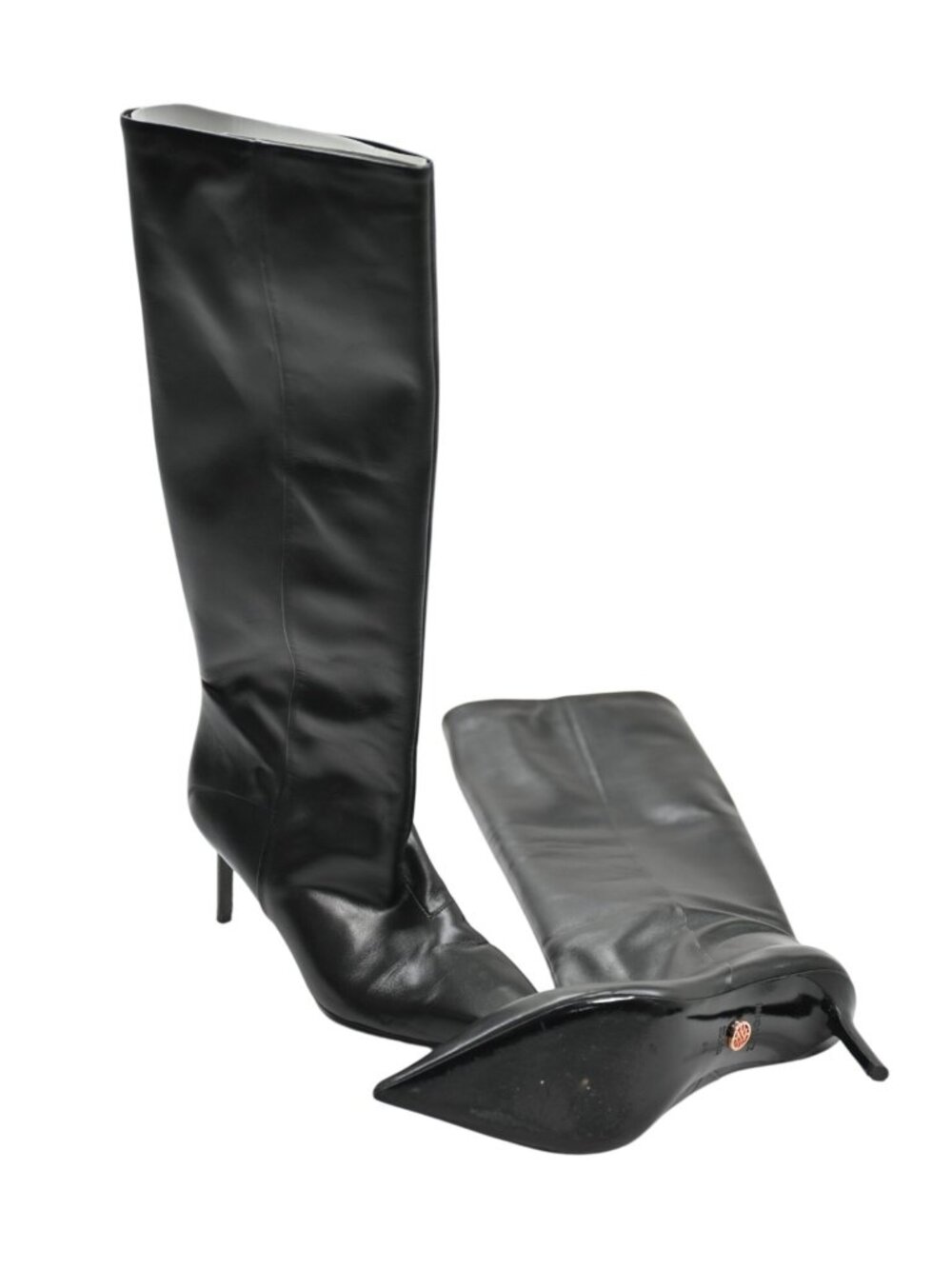 Ingiliz Mia 04 Smooth Leather Boots in Black